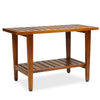 The LIV, Teak Shower Bench 30 inch